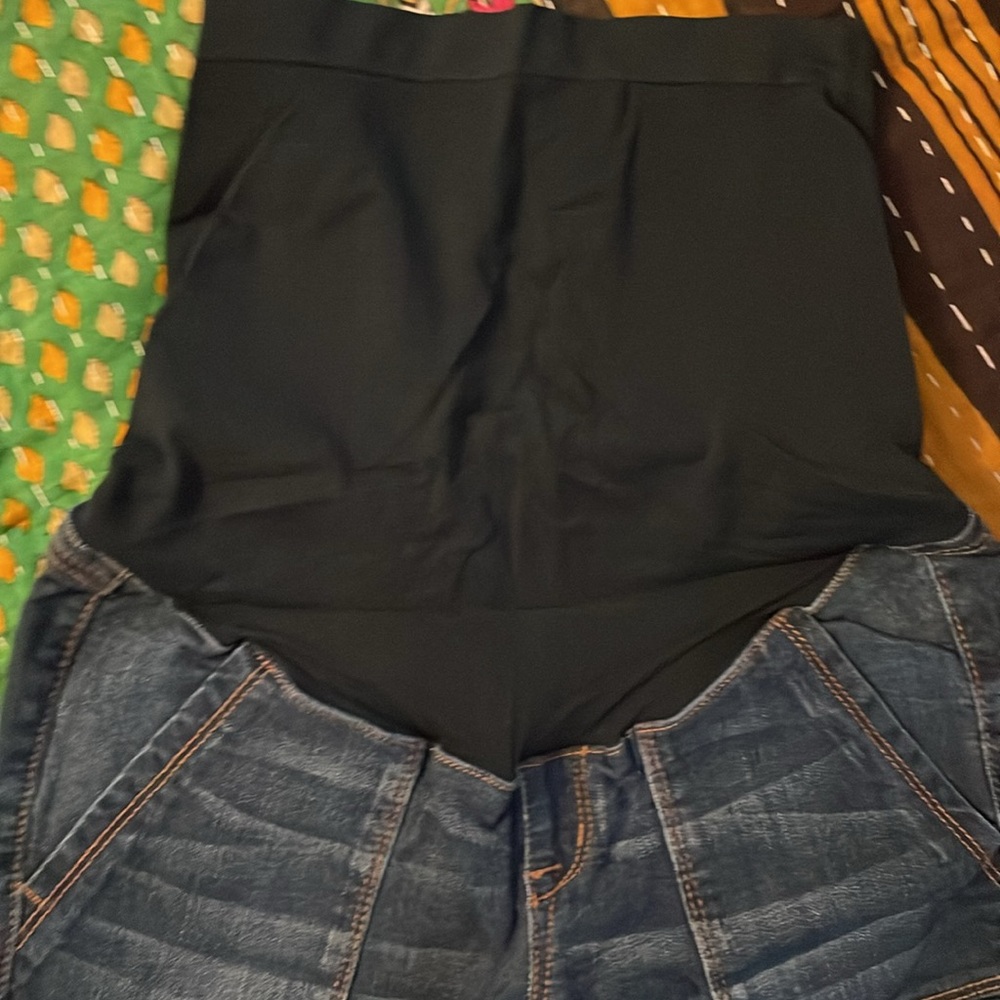 1822 denim size 26 over the belly maternity jeans - Picture 3 of 7